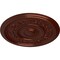 Ekena Millwork Tyrone Ceiling Medallion (Fits Canopies up to 6 3/4"), Hnd-Painted Antique Copper, 16 1/8"OD x 3/4"P CM16TYACS - alternate 4